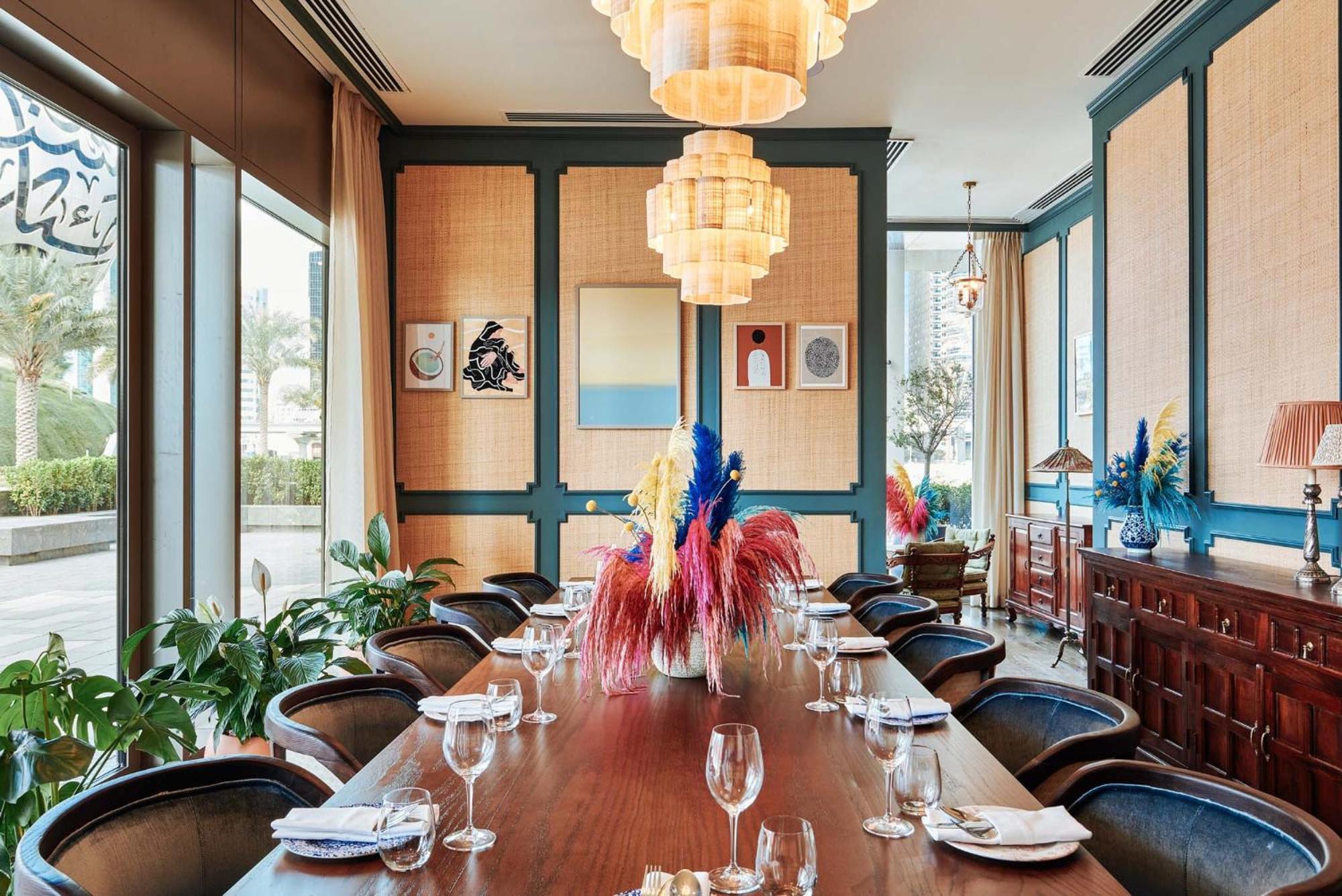 25Hours Hotel Dubai One Central 외부 사진 The dining room at the restaurant