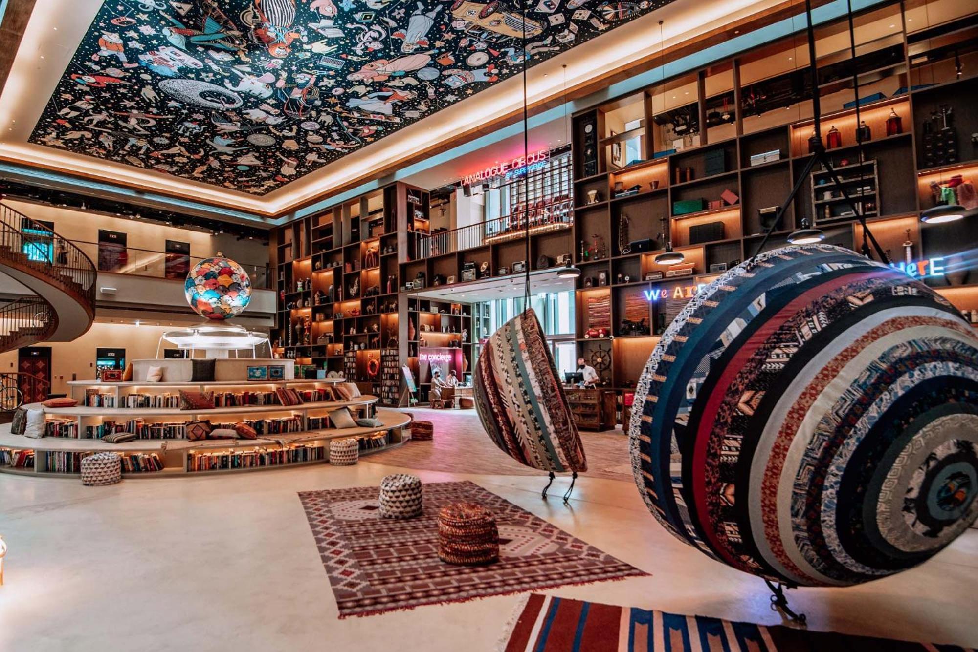 25Hours Hotel Dubai One Central 외부 사진 The Library